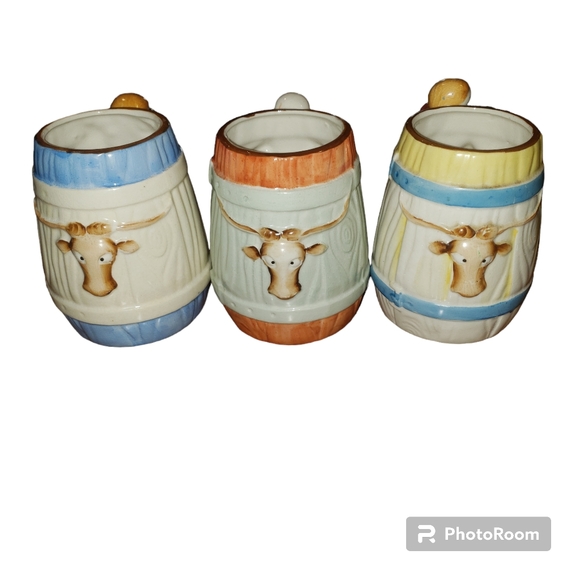 Vintage Occupied Japan Hillbillies Mugs 3 - Picture 3 of 9